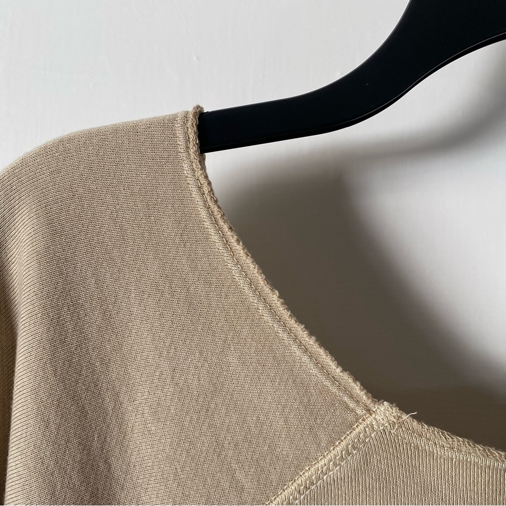 American Eagle This Feels Seriously Lived-In Tan Sweater - Picture 10 of 14